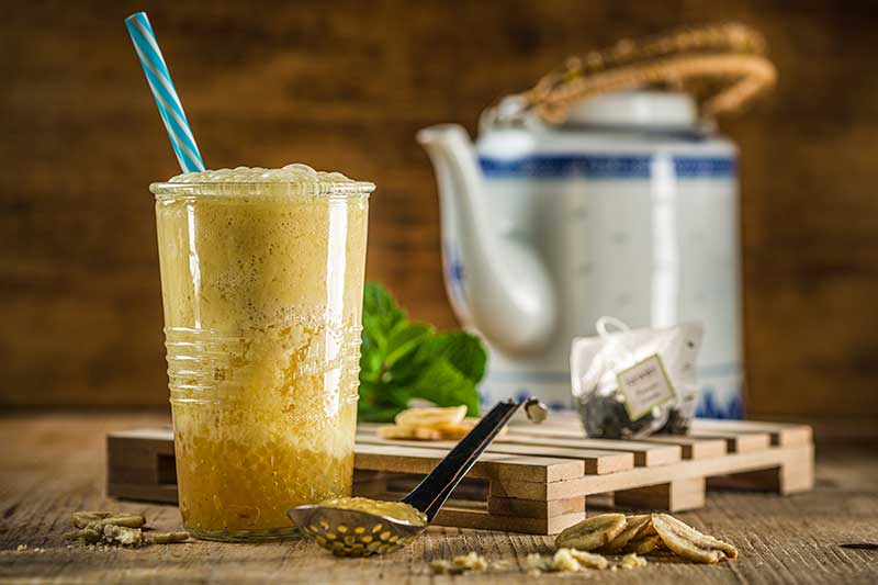 Bubble Mango Tea