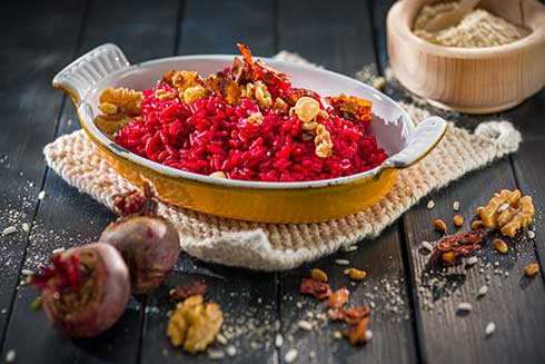 Rote-Bete-Risotto