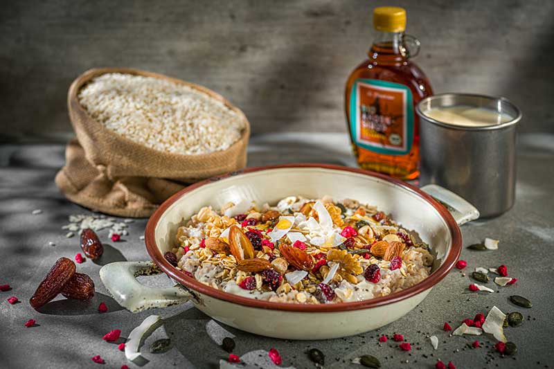 Körniges Kokos-Reis-Müsli