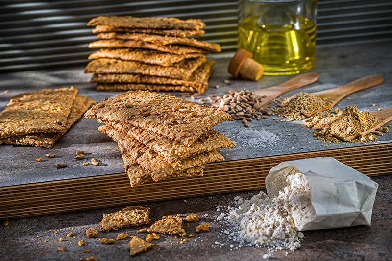 Knäckebrot Quinoa & Sonnenblumenkerne