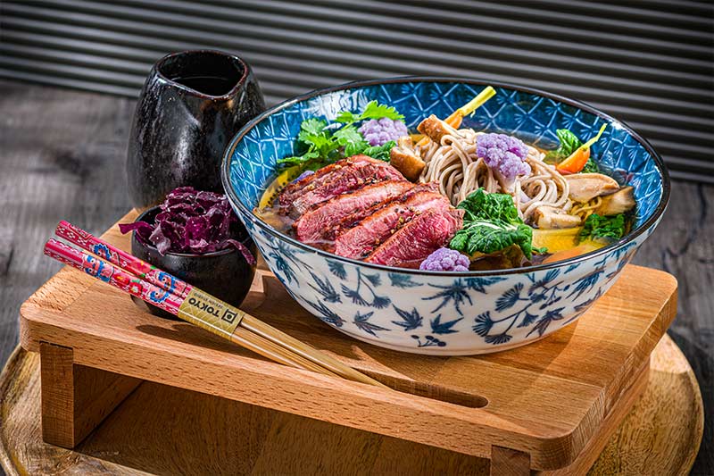 Soba-Ramen mit Beef'n'Duck