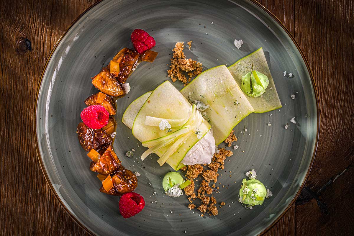 Joghurt-Apfel-Eis | Apfelschaum | Feigenkompott | Rezept Joghurt-Apfel-Eis | Apfelschaum | Feigenkompott | Rezept