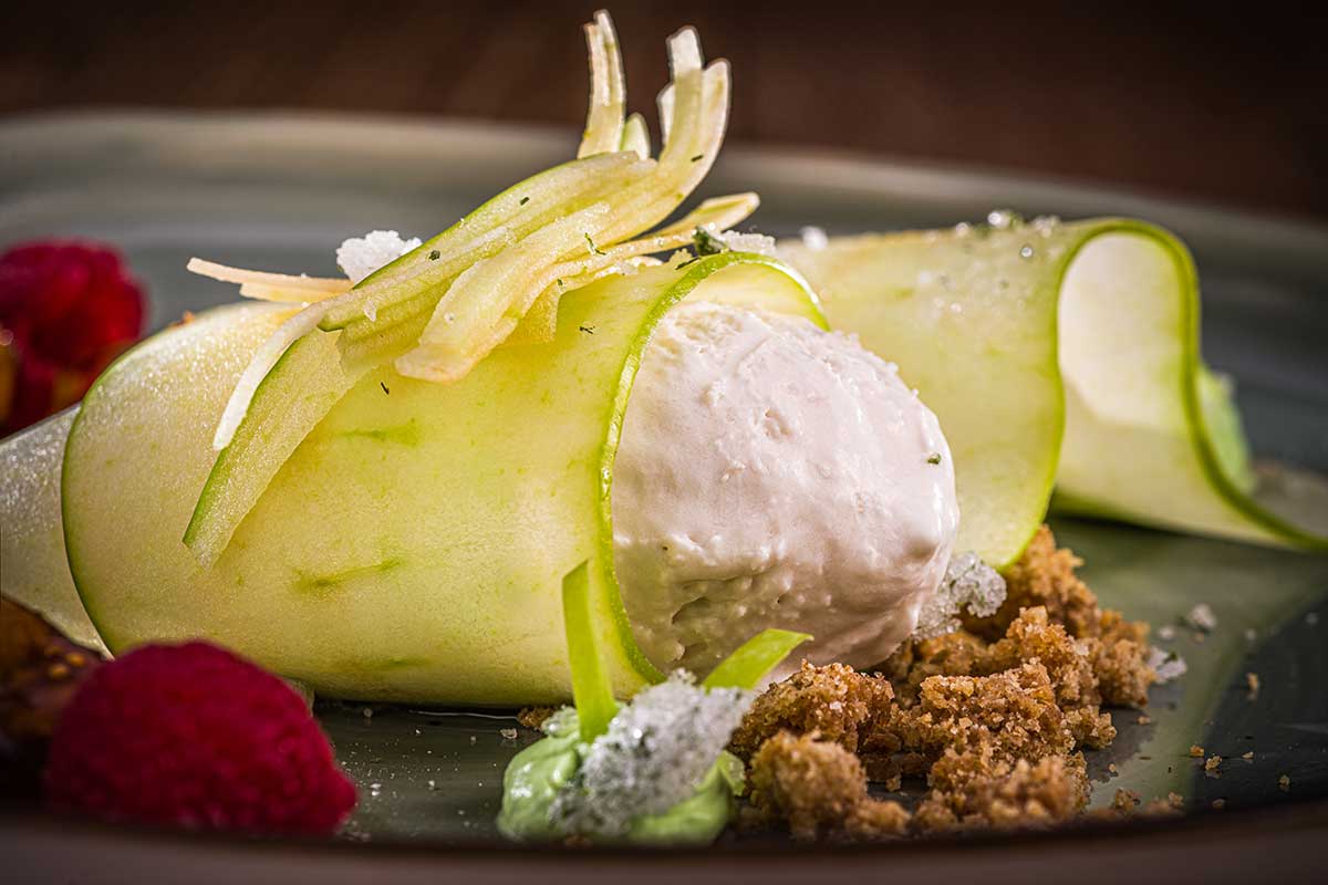 Joghurt-Apfel-Eis | Apfelschaum | Feigenkompott | Rezept Joghurt-Apfel-Eis | Apfelschaum | Feigenkompott | Rezept