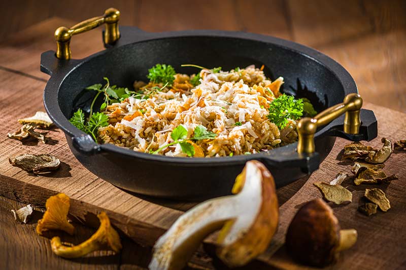 Pfifferling-Gersten-Risotto