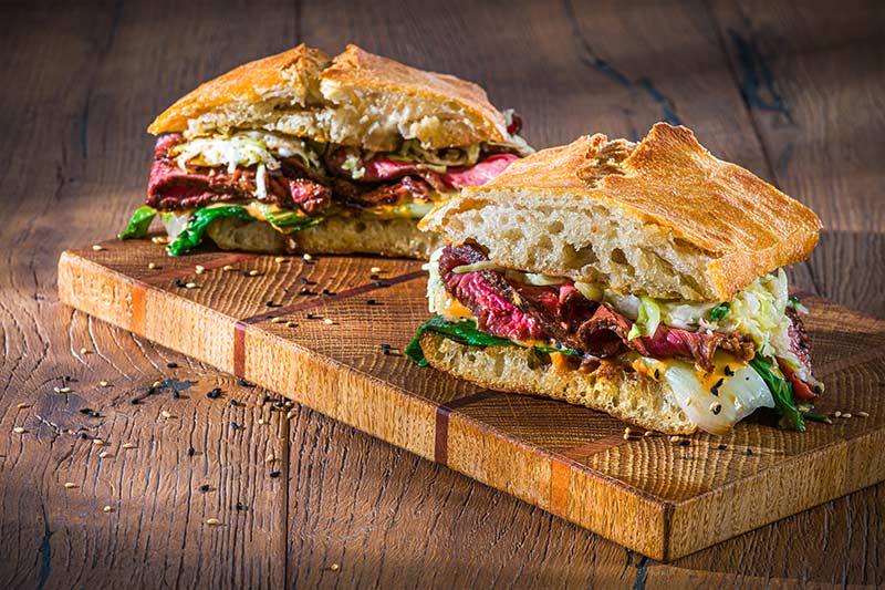 Asiatisches Steak Sandwich Alex Style