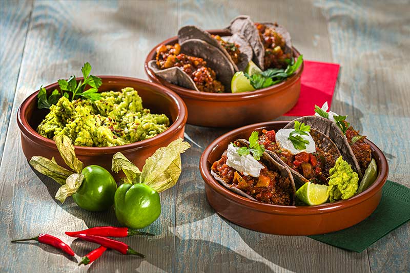 Green Taco mit Tomatllo-Salsa