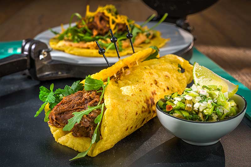 Chefs-Burrito mit Pulled Beef