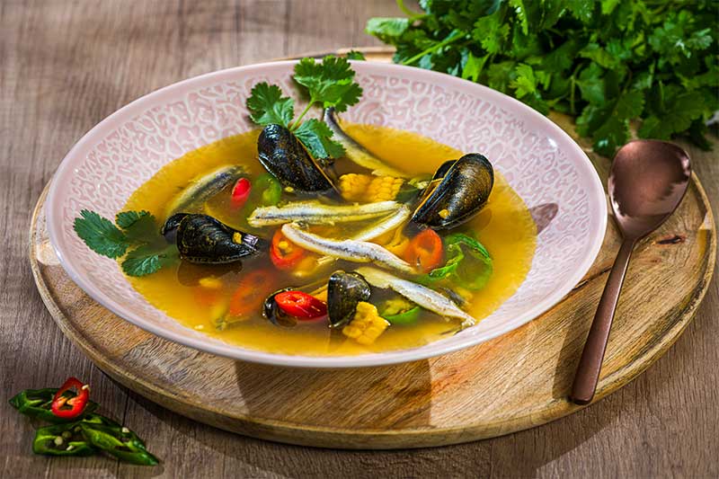 Chillenische Sardinensuppe