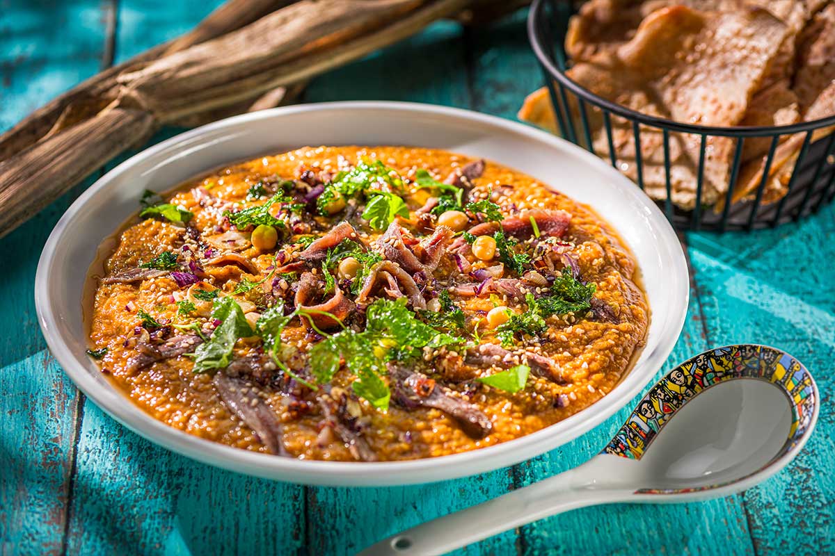 Afrikanischer Shiro-Eintopf