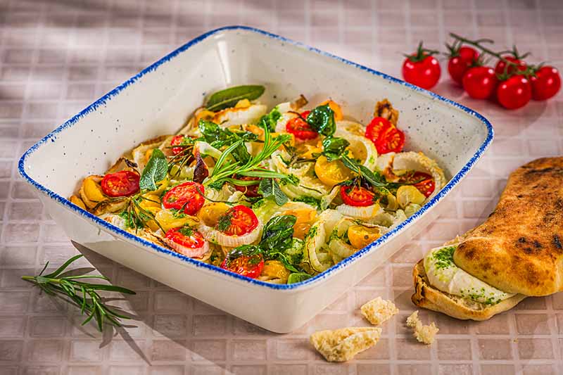 Italienisches Zwiebelgratin