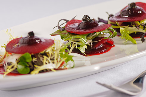 Rote-Bete-Carpaccio mit Trüffel