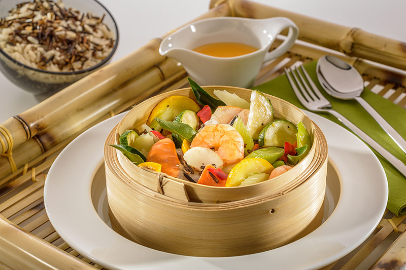 Gedämpfter Edelfisch mit Hummersauce