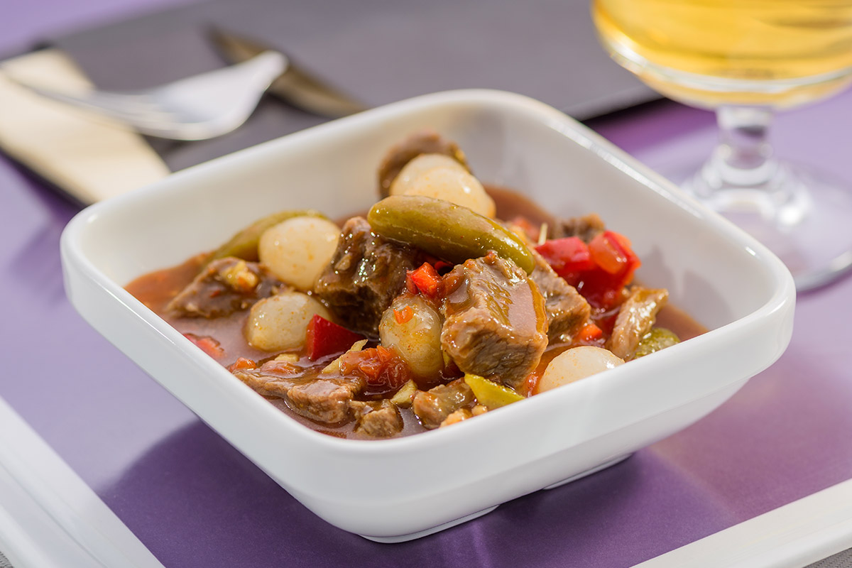Rindfleischsalat mit Silberzwiebeln | Rezept