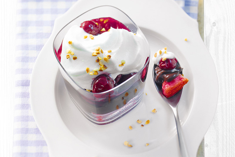 Kirsch-Schoko-Trifle