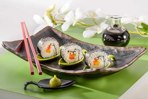 Vegetarisches Sushi