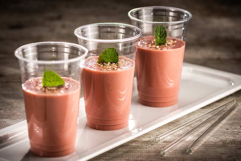 Erdbeer-Joghurt-Frappé