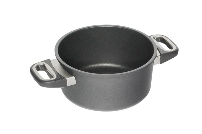 AMT Gastroguss, Bratentopf mit Griffen, 20 cm, H 11 cm, induktionsgeeignet