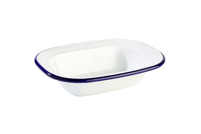 APS, Schale 18 x 13,5 cm , H 4 cm  Emaille 0,35 l