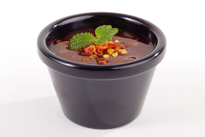 APS, Schälchen Casual schwarz, 4 cl, Ø 6 cm, H 3,7 cm