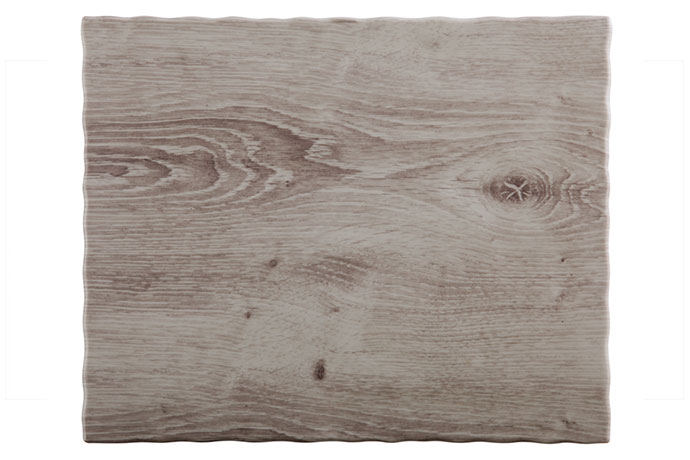 APS, Tablett Driftwood, Melamin, Holzoptik,  53 x 32,5 cm, H 1,5 cm,  GN 1/1