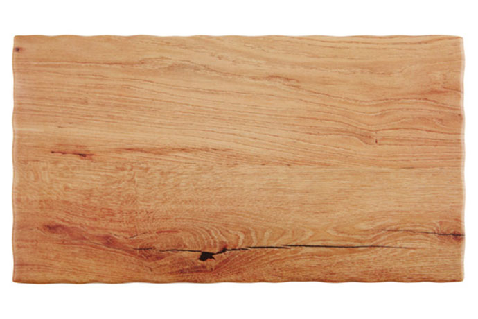 APS, Tablett Oak Light,  Melamin, Eiche-Holzoptik,  53 x 16,2 cm, H 1,5 cm,  GN 2/4         