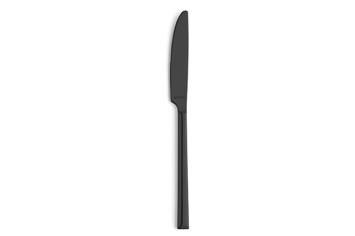 Amefa, Serie Metropole 1170, Men&#252;messer schwarz, 18/10, 22,5 cm