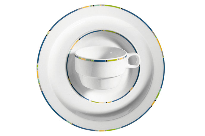 Bauscher, Serie System Christin, Suppenschale, 0,50 l, 15 cm, H 6,7 cm, Dekor Combo 