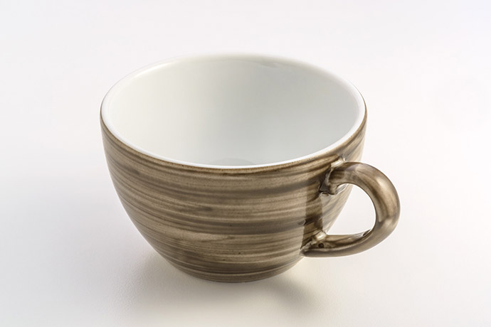 Bauscher, Serie Bonn/Bistro, Obere nieder 0,18 l, Dekor Ceramica Wood