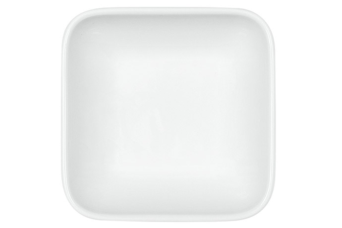 Bauscher, Serie Dialog, Salatschüssel, eckig, 11,6 x 11,6cm, H 4 cm, 0,25 l