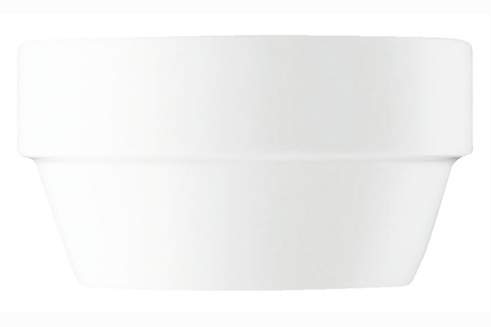 Bauscher, Serie Christin, Suppenschale mit Stapelrand, Ø 12,2 cm, H 6,3 cm, 0,43 l