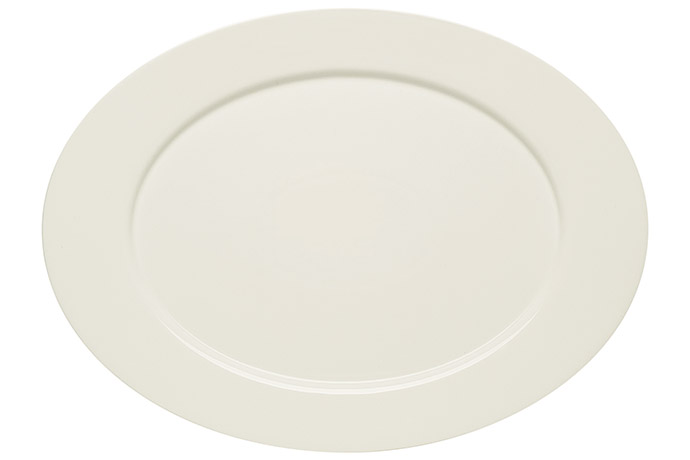Bauscher, Serie Purity, Platte oval Fahne, 38 cm