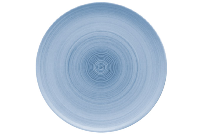 Bauscher, Serie Options, Teller flach Coup rund, 28 cm, Dekor Ceramica Blue