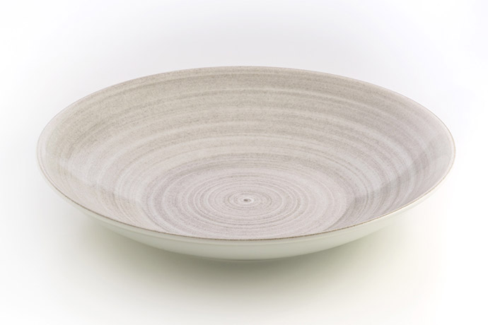 Bauscher, Serie Options, Teller tief Coup rund 24 cm, Dekor Ceramica Gray