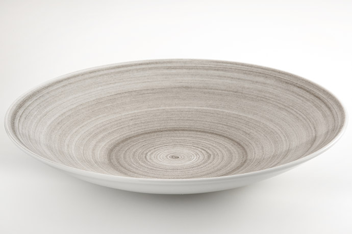 Bauscher, Serie Options, Teller tief Coup rund 30 cm, Dekor Ceramica Gray