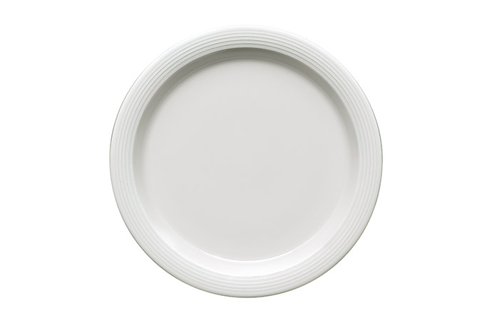 Bauscher, Serie Dialog, Spezial-Teller halbtief, 25,7 cm, H 2,8 cm, systemgeeignet