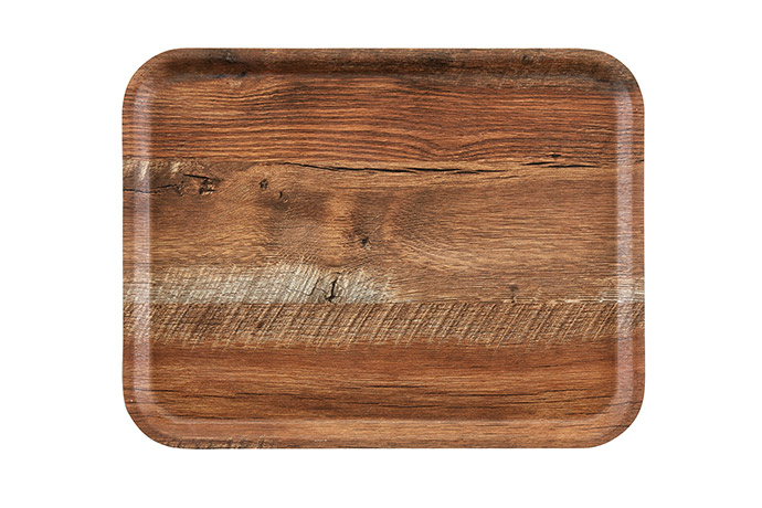 Cambro, Tablett Madeira, 24 x 35 cm, Dekor Dark Oak
