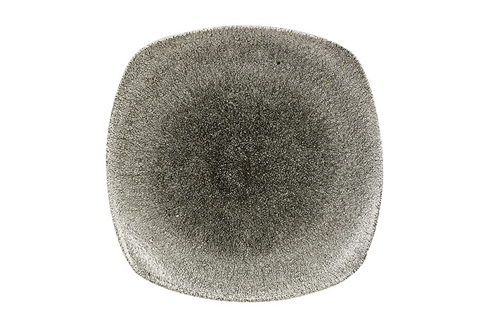 Churchill, Studio Prints Raku , Raku Quartz Black, Platte 29,8 x 15,3 cm