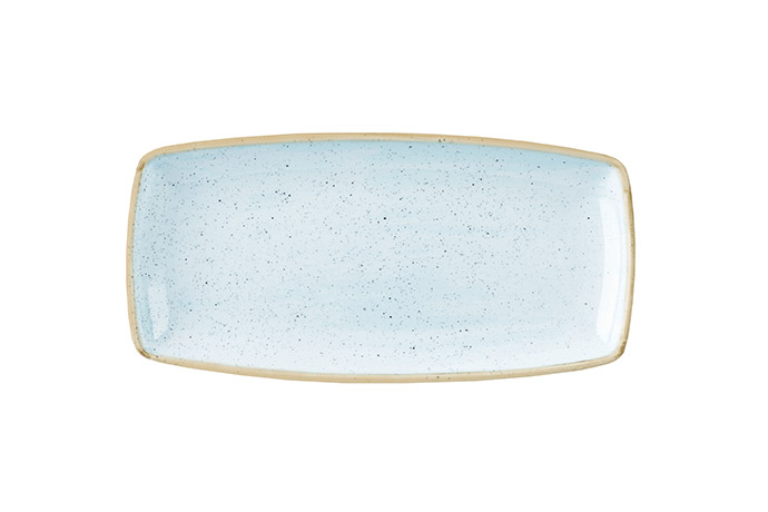 Churchill, Stonecast, Duck Egg Blue, Teller rechteckig, 29,5 x 15 cm