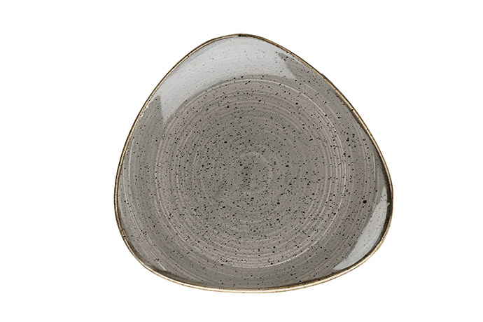 Churchill, Stonecast, Peppercorn Grey, Triangel Teller, 22,9 cm