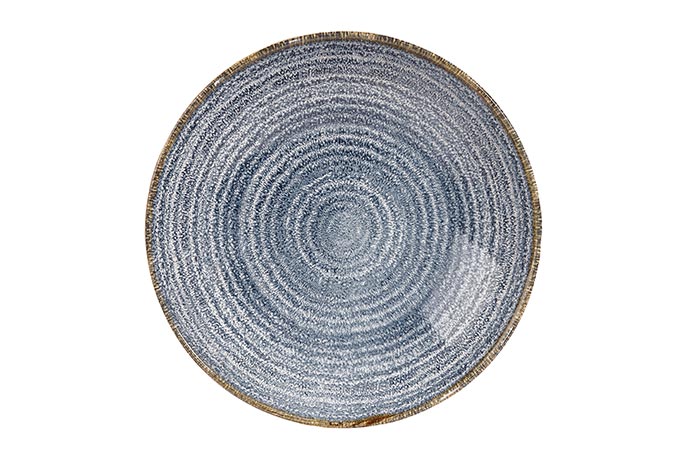 Churchill, Stonecast, Slate blue, Triangel Bowl, 23,5 cm, 60 cl