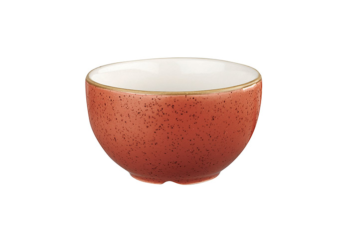 Churchill, Stonecast, Spice Orange, Zuckerschale, D 9,8 cm, H 6,2 cm, 22,7 cl