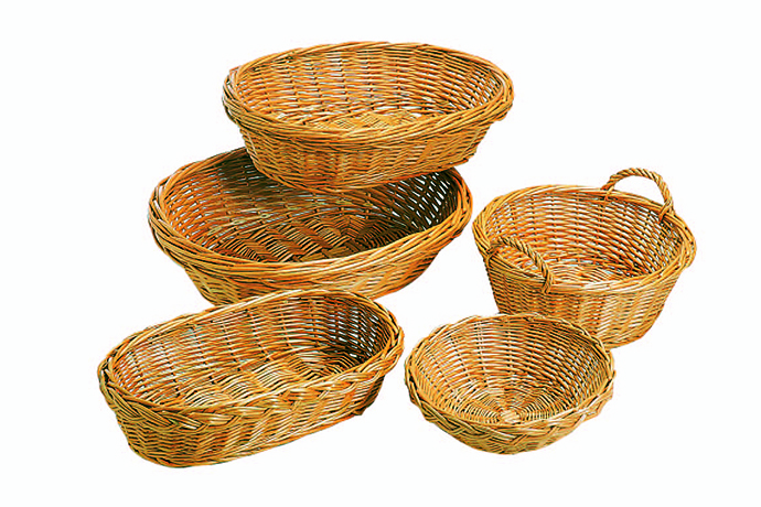Dekorit, Tischkorb Vollweide, D 20 cm, H 6 cm