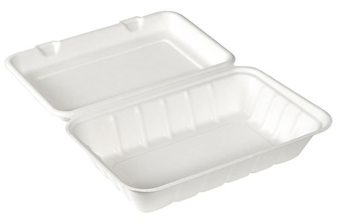 Duni, Bagasse-Box, weiß, 850 ml