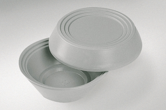 Rieber, Suppentassen-Warmhalte-Unterteil lichtgrau