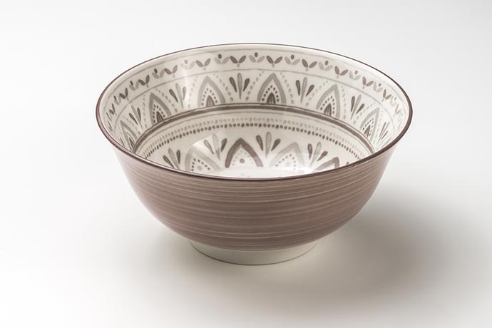 Ritzenhoff & Breker, Müslischale 15,5 cm, Dekor Braun Valencia