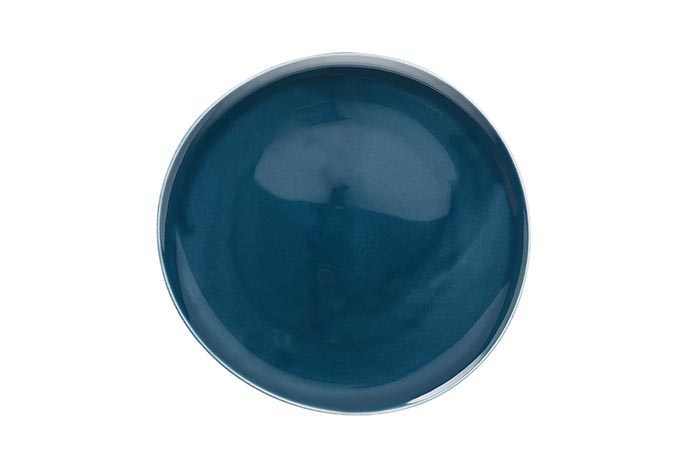 Rosenthal, Serie Junto, Teller flach 22 x 21 cm, Dekor 405202 Ocean Blue
