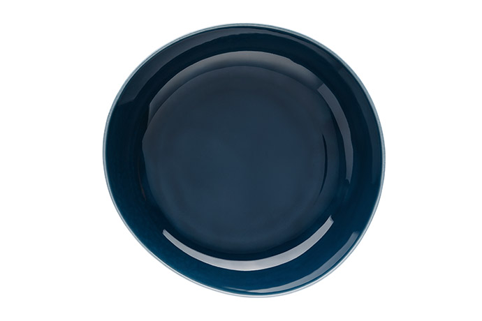 Rosenthal, Serie Junto, Teller flach,  27 x 26 cm, Dekor 405202 Ocean Blue