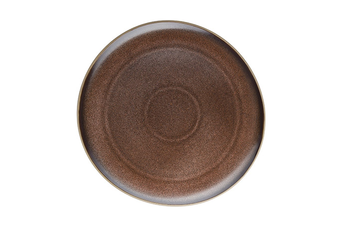 Rosenthal, Serie Junto, Teller flach 27 x 26cm, Dekor 405252 Bronze
