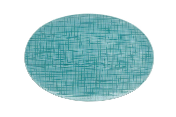 Rosenthal, Serie Mesh, Platte 30 cm, Dekor Aqua