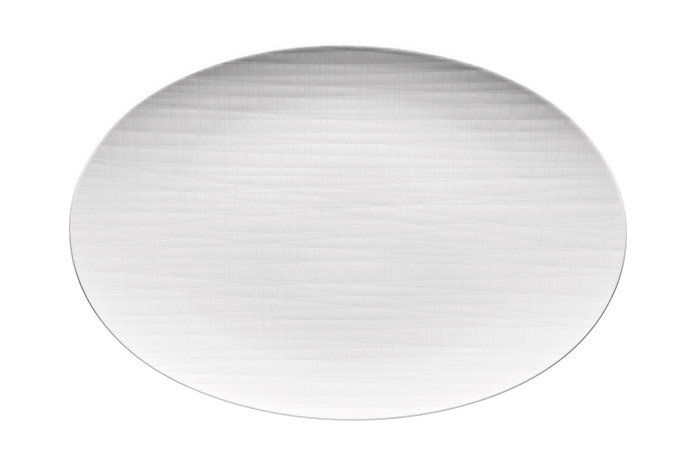 Rosenthal, Serie Mesh, Platte flach oval, 34 cm